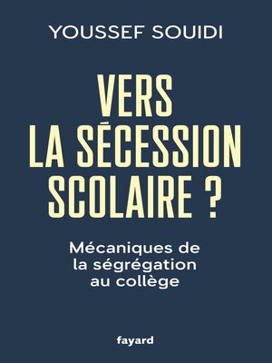cover image of Vers la sécession scolaire ?